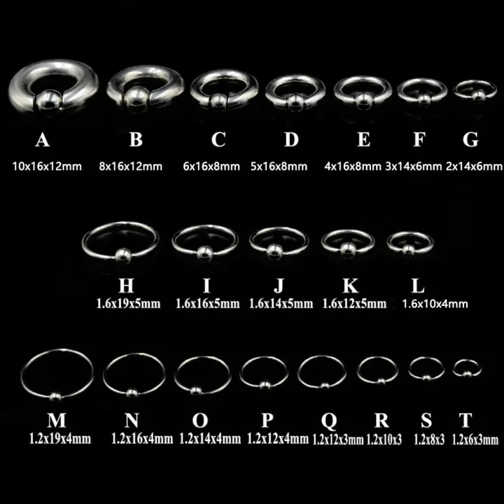 316%20Stainless%20Steel%20Body%20Piercing%20Nose%20Ring%20Stud%20Earrings%20Spring%20Action%20Captive%20Bead%20Ring%20CBR%202G%204G%206G%208G%200G%2000G%20Body%20Jewelry%20-%20Image%202