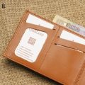 Urbaland Pure Leather Byron Hybrid Card Wallet Black for men.