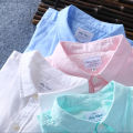 Schinteon Men Spring Summer Cotton Linen Shirt Slim Casual Long Sleeves Square Collar Comfortable Undershirt Male 3XL 4XL.