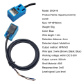 Inductive Proximity Sensor SN04-N Normally Open Detection Approach Switch NPN NO with TL SN Bracket Easy Install (4 Pack).