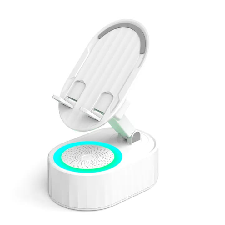 3-In-1%20Phone%20Holder%20Inductive%20Bluetooth%20Speaker%20Holder%20360%C2%B0Rotating%20Folding%20Lifting%20Charging%20Treasure%20Holder%20Black%20-%20Image%202