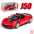 Ferrari J50 Diecast Alloy Car 1:32 Supercar Vehicles Metal Car Model Car Sound Light Toys For Gift. 