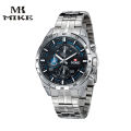 MK MIKE Sports Men's Watch Waterproof Quartz Watch Three Eye Night Glow Needle Exercise Men's Watch.