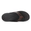 Jumpmore Summer Flip Flops Men Shoes Outdoor Fashion PU Leather Flat Shoes Beach Holiday Shoes Size 40-50. 