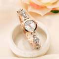 HTHT Stone 125 Fashion Quartz Watch Ladies Wrist Watch Female Golden Clock. 