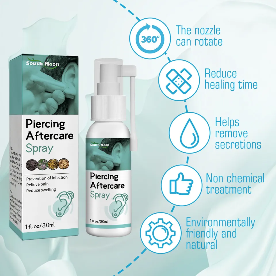 Ameesi Ear-piercing Cleaner Non-irritating Piercing Aftercare
