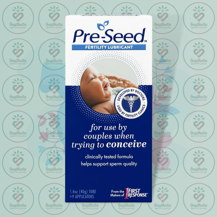 Pre-Seed™ Fertility Lubricant – 40g Tube – 9 Single-Use Applicators – with  Arabinogalactan & Antioxidant Support – for Couples Trying to Conceive