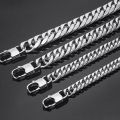 HNSP-Thick Stainless Steel Bracelet for Men, Hand Chain, Punk Male Bracelets, Jewelry Accessories, Gift, 8mm-14mm Wide.