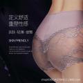 Light Luxury Lace Modal Cotton Belly Contracting Underwear Lady Sexy Traceless Mid Waist Hip Lifting Large Size Cotton Crotch Briefs Women.