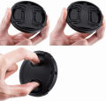JJC 2Pcs Camera Lens Cap Lens Cover Holder 49mm 52mm 55mm 58mm 62mm 67mm 72mm 77mm 82mm SLR DSLR Accessories for Canon Nikon. 