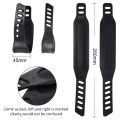 4 Pairs Bike Pedal Straps Adjustable Length Universal Pedal Straps for Spinning Exercise Cycle Home or Gym. 