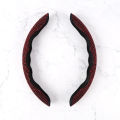 LI Car Steering Wheel Cover With Bling Diamond Segmented Wheel Protector Cover Sweat-absorbing Anti-Skid Interior Accessories. 