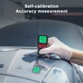 0-2000UM Thickness Gauge High Precise LCD Digital Automobile Film Thickness Meter Car Paint Coating Thickness Tester Three Probe Modes Three Units Switching with Zeroing Calibration Function. 