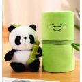 Cute Secret Panda In Bamboo Plush Toy Giant Panda Modern Simple Style Gifts. 