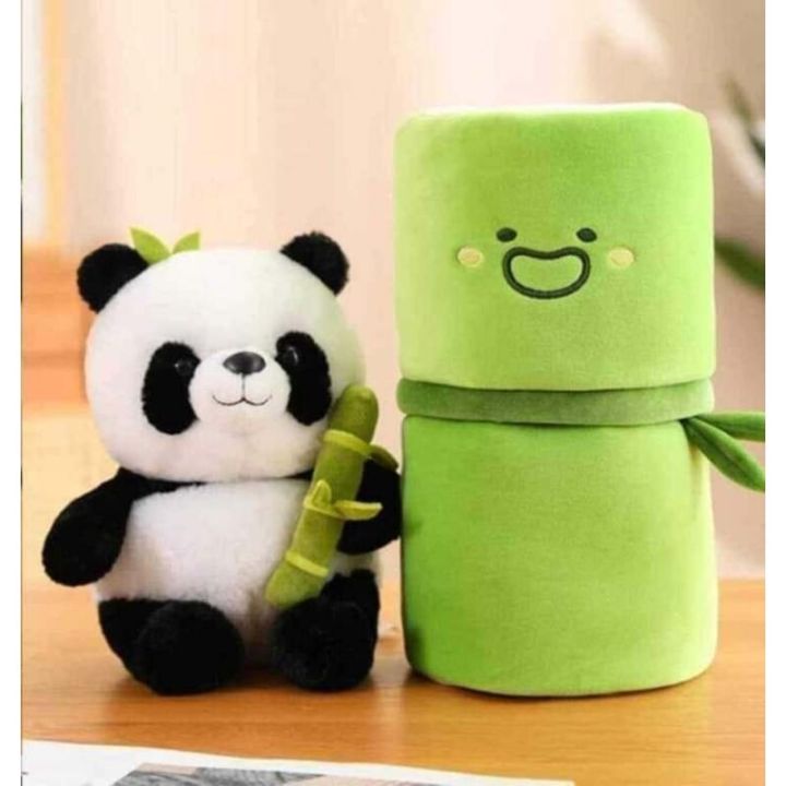 Cute Secret Panda In Bamboo Plush Toy Giant Panda Modern Simple Style Gifts