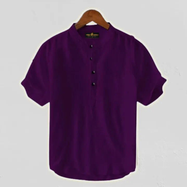 New%20oxford%20cotton%20half%20Sleeve%20katua%20for%20Man%20-%20Image%206