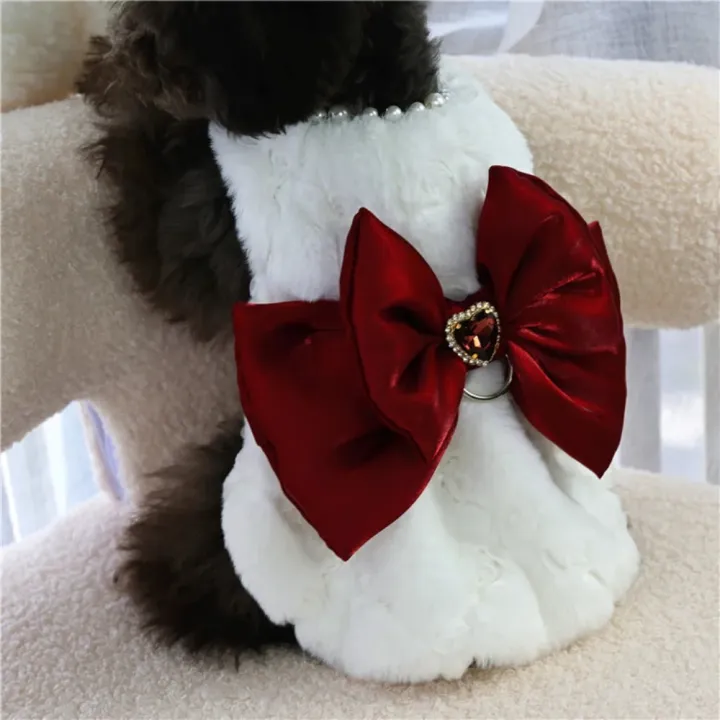 Halloween%20Pet%20Rabbit%20Fur%20Dress%20Clothes%20Cute%20Bow%20Dog%20Clothing%20Autumn%20Winter%20Rabbit%20Fur%20Material%20Teddy%20Bear%20Warm%20Coat%20Dog%20Dresses%20ClothesDolls%20Accessories%20-%20Image%202