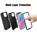 3 IN 1 Heavy Duty PC+TPU Rugged Phone Case For iPhone 15 14 12 11 Pro Max 13 Mini X XS Max XR 7 8Plus Shockproof Case Covers.