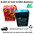 6 Volt  4.5AH Sealed Lead Acid (SLA) rechargeable maintenance free battery/rechargeable fan battery, toy Car (Vehicle) battery. 