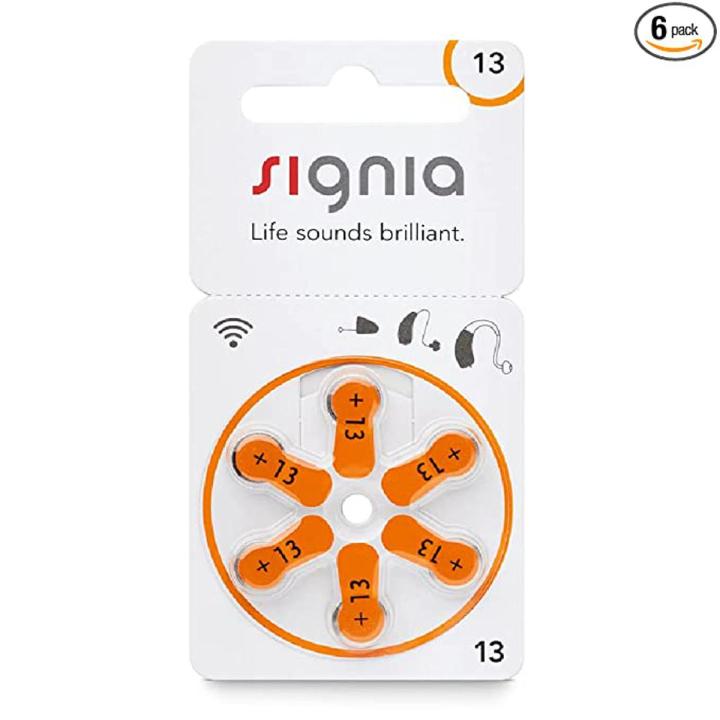 Signia Hearing Aid Batteries- Size 13