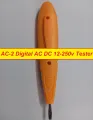 AC-2 AC DC Voltage Tester Digital AC DC 12-220V Non-Contact Voltage Detector Tester Pen With Night Sight Induction Test Multi Sensor LCD Display Voltmeter. 