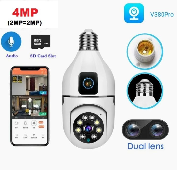 Dual%20Lens%20Bulb%20V380%20PRO%20WIFI%20IP%20Camera%20Night%20Vision%20Two-way%20Voice%20Home%20WIFI%20IP%20Security%20Camera%20-%20Image%203