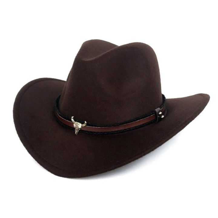 %EF%BC%88NEW%EF%BC%89Fibonacci%20West%20Cowboy%20Hat%20Fashion%20Wool%20Felt%20Metal%20Bull%20Head%20Decoration%20Sombrero%20Men%20Women%20Cap%20-%20Image%203