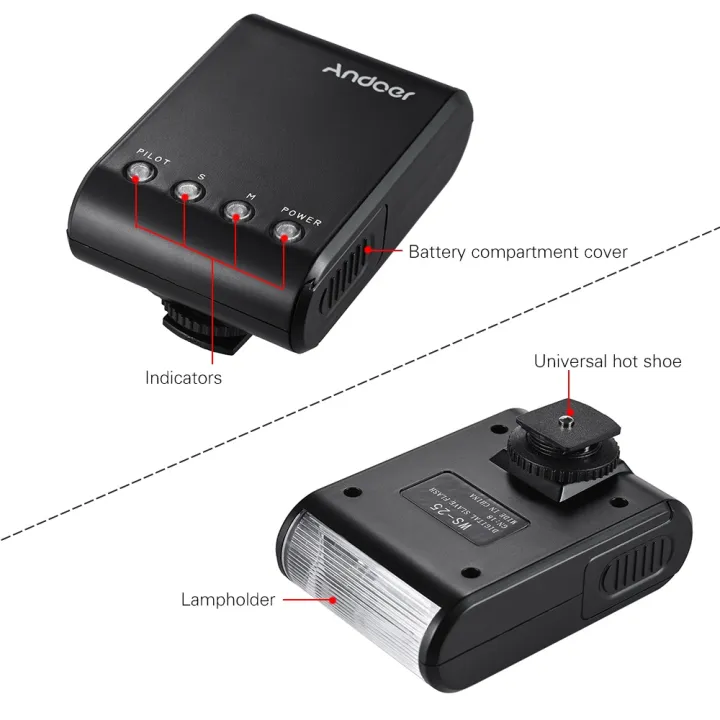 Andoer%20WS-25%20On-Camera%20Flash%20Speedlite%20Mini%20Flash%20with%20Universal%20Hot%20Shoe%20GN18%20for%20Canon%20Nikon%20Pentax%20Sony%20Camera%20-%20Image%206