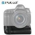 PULUZ Vertical Camera Ba-tte-ry Grip for Canon EOS 5D Mark IV Digital SLR Camera ,Use 2*Canon LP-E6 / LP-E6N,Aperture value / Exposure compensation button, AF point selector / Magnify button, AE lock / FE lock / Index / Reduce button.. 