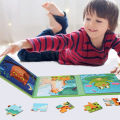 Children's Magnetic Advanced Puzzle Books Kindergarten Baby Toys 1-3 Years Old Early Education Educational Magnetic Puzzles Wholesale. 