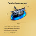 Solar Powered Rotation Helicopter Solar Aromatherapy Car Air Freshener Alloy+ABS Wooden Fragrance Auto Aroma Diffuser. 