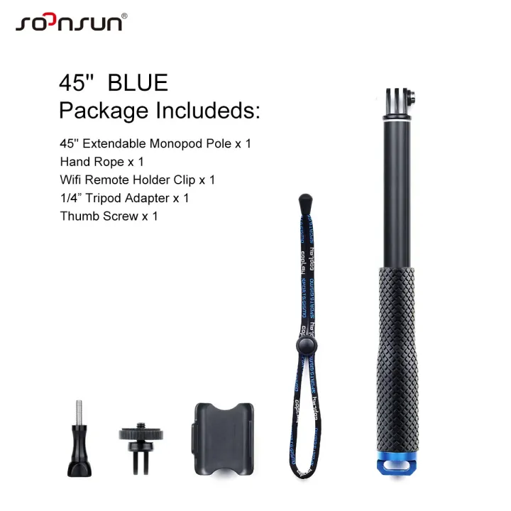 SOONSUN%20Waterproof%20Extendable%20Pole%20Selfie%20Stick%20for%20GoPro%20Hero%2012%2011%2010%209%208%207%20Hand%20Grip%20for%20SJCAM%20DJI%20Action%20Camera%20Accessories%20-%20Image%209