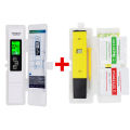 Digital PH/TDS/EC Meter Tester Thermometer Pen Water Purity PPM Range 0-9999 Filter Hydroponic for Aquarium Pool Water Monitor.