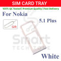 Nokia 5.1 Plus Sim Tray Micro SD Card Slot with Sim Ejector Pin Replacement Part. 