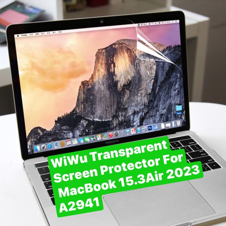 WiWU Macbook 15.3 Air 2023 Screen Protector High Resolution Anti-glare Ultra Slim Anti-Scratching Film 2pack