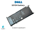 33YDH De-ll 17 7000 7773 7778 7779 7786 2-in-1 15 7577 G3 15 3579 3779 G5 15 5587 G7 15 7588 Latitude 13 3000 3380 15 3580 3590 14 3490 Vostro 7570 7580 laptop battery. 