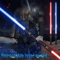 【Customizable】 tar war lightaber light Aber force dueling powered ound metal handle word Coplay luminou Kid Gift #447896. 