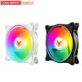 COOLMOON 120mm PC Case Fan 5V 3 Pin ARGB Case Chassis Fans 12V 4 Pin PWM Computer Cooling Fans Cpu Cooler Radiators Ventilador. 