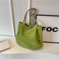 Embroidered Tote Bag Durable Portable Canvas Shoulder Bag Large Capacity Fashion Storage Bag for Casual Grocery Shopping Book Carrying Women Accessory Pouch. 