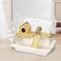 Acrylic Hamster House Small Animal House for Small Animals Hamsters Gerbils House. 