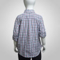 SHOISHOB BANGLADESH White Color Cotton Check Patterned Full Sleeves Boys Shirt for Boys Summer Collection. 