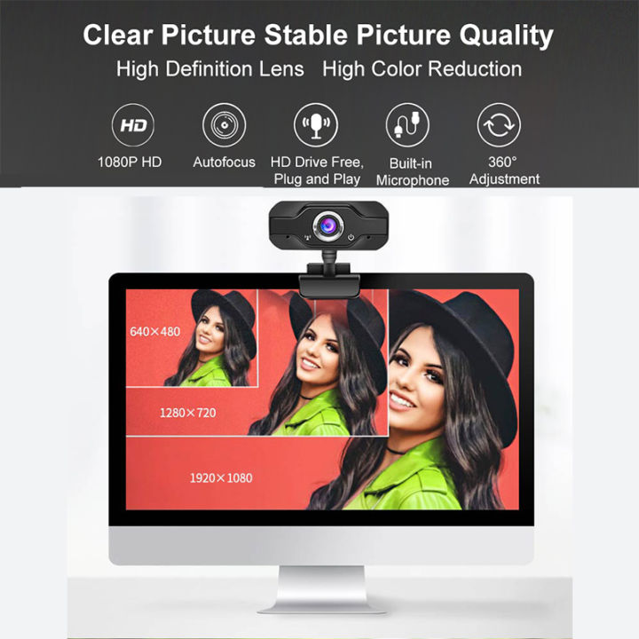 Full%20HD%20Webcam%201080P%2060fps%20Laptop%20Computer%20PC%20Web%20Cam%20Camera%20Built%20In%20Microphone%20For%20Video%20Calls%20Conference%20Live%20Work%20Tripod%20-%20Image%202
