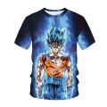 2023 new anime Dragon Ball Sun Wukong 3D printing T-shirt summer fashion casual T-shirt boys and girls unisex children's T-shirt. 