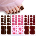 Nail Stickers: Cute Hot Stamping Toe Nail Decorations - Waterproof & Sweat-Resistant - Ideal Nail Art Accessories for a Stylish Footwear Look - Easy to Apply & Remove - Perfect for Any Occasion.