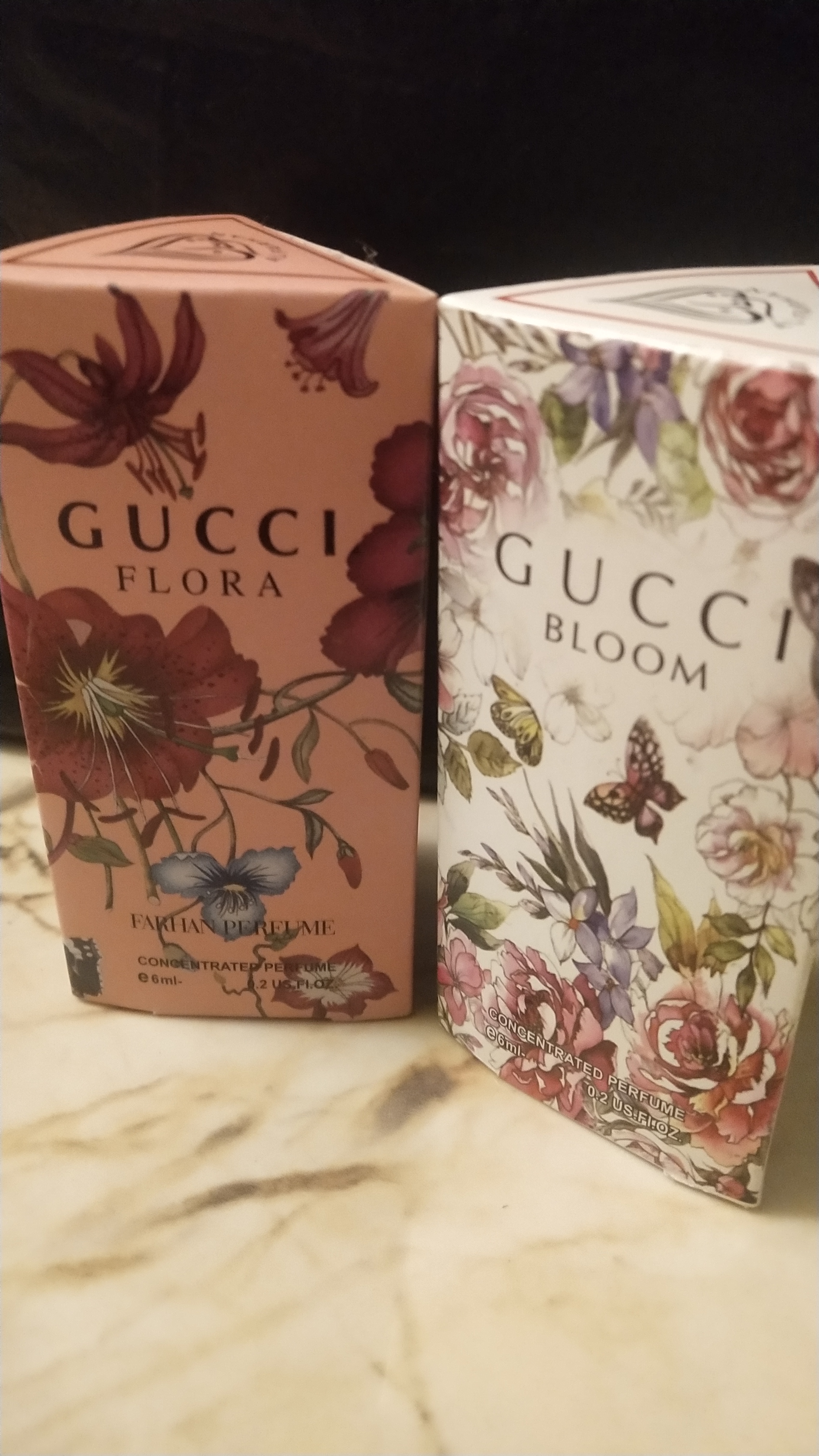 Combo of Guci Flora & Guci Bloom by Al Farhan Concentrated Perfume Oil Long Lasting Non-alcoholic Fragrance - 6ml+6ml