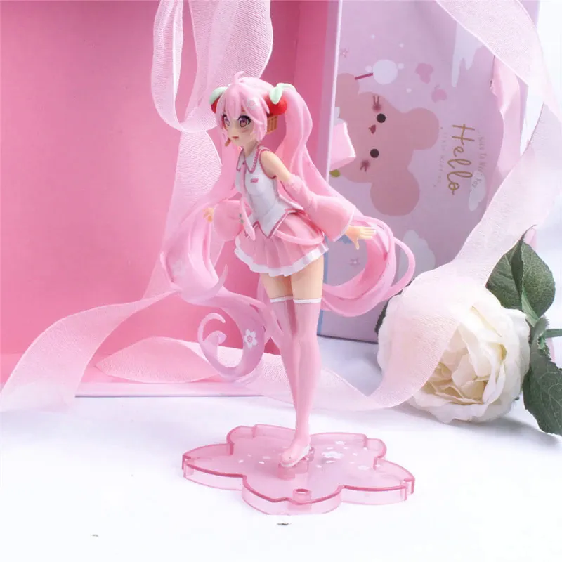 Figura De Acción Hatsune Miku De 21 Cm – Estatua De PVC Con Diseño De Anime, Detallada Y Colorida – Perfecta Como Decoración De Escritorio Y Regalo Para Fans