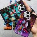 The Nightmare Before Christmas ID Badge Holder Lanyards Pendant Door Card Holders Neck Strap Jack Skell Keychain Credential. 