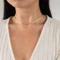 Women's Stylish Simple Snake Necklace Fashion Jewelry Accessory.