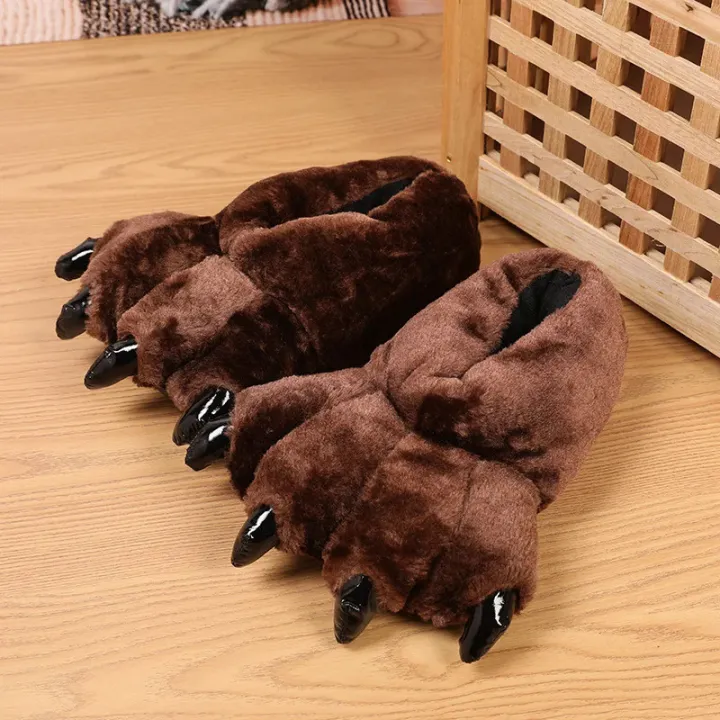 Men's%20indoor%20Leopard%20slippers%20funny%20winter%20furry%20Floor%20shoes%20for%20boys%20Fluffy%20slippers%20unisex%20house%20slippers%20man%20Women%20footwear%20-%20Image%203