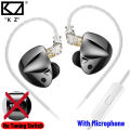 KZ DFi D-Fi Wired Best In Ear IEMs HiFi Earphones 4 Level Tuning Switches Innovative Precise Method Dynamic Headphone Monitor.